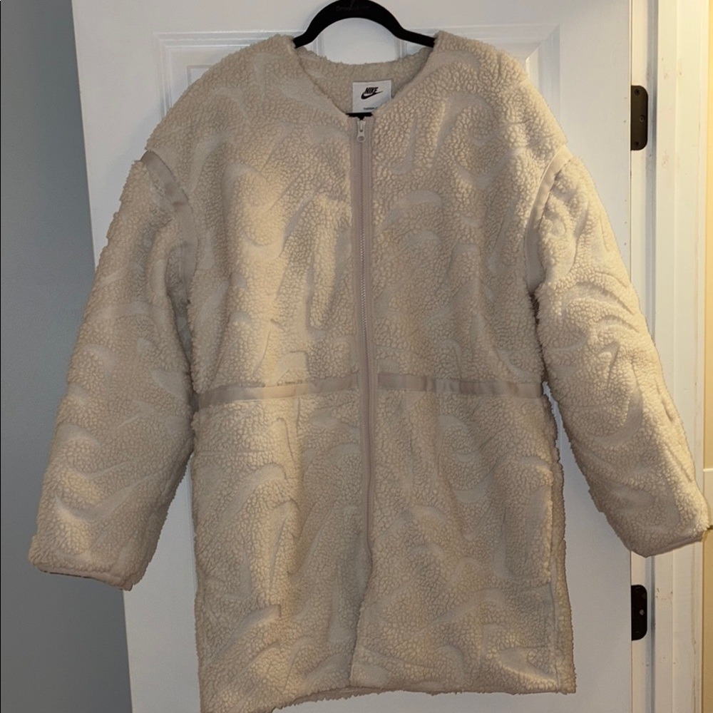 Nike Women's Tan Teddy Jacket
